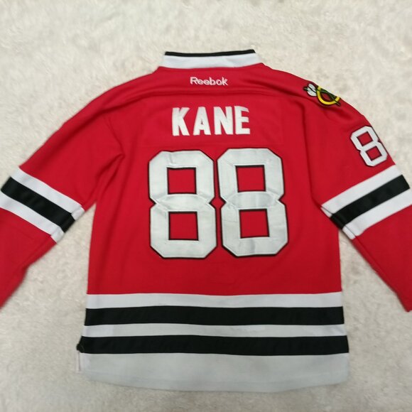 NHL Hockey Reebok Center Ice Sports Athletic Jersey Youth Chicago Blackhawks - Picture 3 of 9